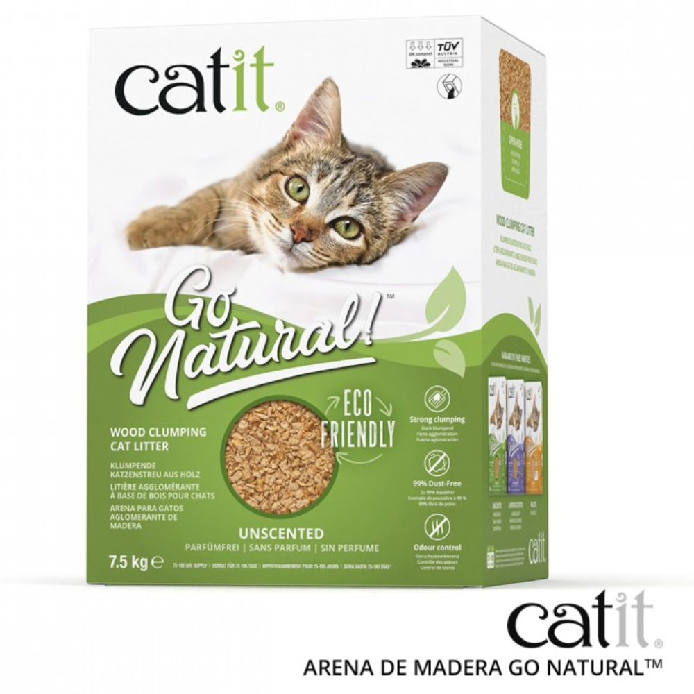 Arena para gato NATURAL 3 kg Cat & Clean - Petstop