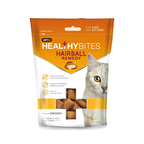 VetIQ Healthy Bites Hairball Remedy for Kittens and Cats Petstop