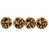 Set of Toy Balls with Leopard Print 4Pk