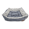 Snug & Cosy Bed - Novara Rectangle - Dog Bed - Grey