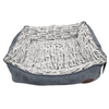 Snug & Cosy Bed - Novara Rectangle - Dog Bed - Grey