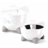 Catit Pixi Elevated Feeding Dish White