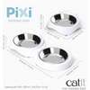 Catit Pixi Single Food Dish White