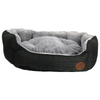 Snug & Cosy - Charcoal Softie Bed - Dog Bed