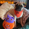 Barking Bandana - Halloween Flamingo - Purple