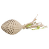 Cone Hemp Cat Toy with Tassels