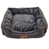 Alice & Co - Luna - Dark Grey Velvet Dog Bed