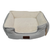 Alice & Co - Luna - Grey Velvet Dog Bed