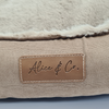 Alice & Co - Luna - Brown Velvet Dog Bed