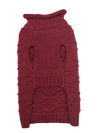 Petstop Dog Jumper - Honeycomb Burgundy Red