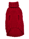 Petstop Dog Jumper - Cable Knit Red