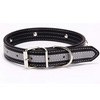 Heritage Faux Leather Collar - Black