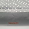 Alice & Co - Coco - Grey Dot Dog Bed