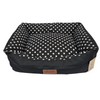 Alice & Co - Coco - Black Dot Dog Bed