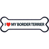 I Love My Border Terrier Magnet