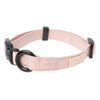 FuzzYard Cotton Dog Collar - Soft Blush