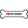 I Love My Husky Magnet