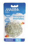 Marina Cool Clear Decorative Marbles - 50 pieces