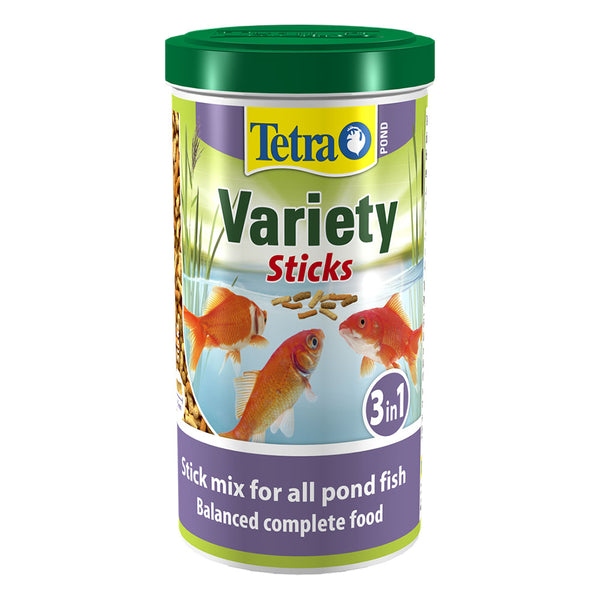 Tetra Pond Variety Sticks Fish Food 25 Litres